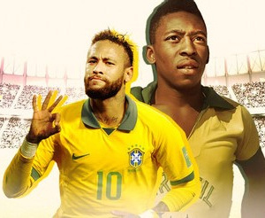 Neymar có thể sánh ngang kỷ lục Pele ở trận Brazil đấu Croatia