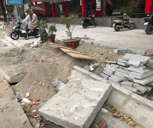 6 năm thay đá tự nhiên ở 255 tuyến hè phố, Hà Nội đã chi bao tiền?