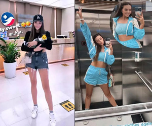 Vợ Bùi Tiến Dũng diện đồ ngắn cũn, khoe eo gọn sau 2 tuần sinh