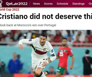 Bồ Đào Nha thua sốc: Báo chí tiếc cho Ronaldo, ca ngợi 'người nhện' Morocco