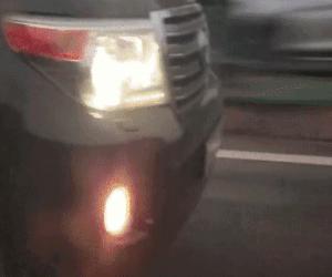 Tài xế xe Land Cruiser tự ý lắp đèn ưu tiên