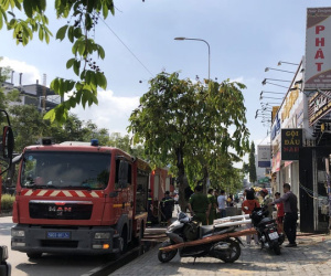 Cháy kèm tiếng nổ lớn tại cơ sở làm đẹp ở TP Thủ Đức