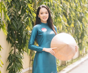Nữ sinh Nam Định 18 tuổi từng nặng 80 kg vào chung kết Hoa hậu Việt Nam