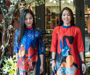Mặc áo dài cách tân Tamy: Xuân xinh có hội, Tết đẹp có đôi