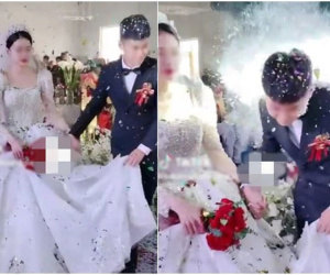 Cô dâu chú rể phát cáu trong ngày trọng đại chỉ vì trò đùa quá khích này của hội bạn
