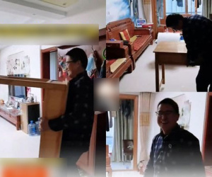 Nói dối là gia cảnh khó khăn không có bàn nên chưa làm xong bài tập, cậu bé được thầy giáo bê bàn đến tận nhà tặng