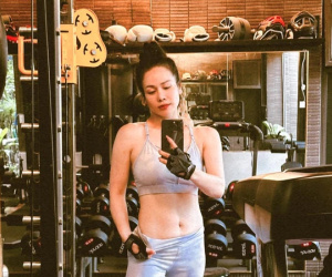 Sau Angela Phương Trinh, một sao nữ Vbiz khoe cơ bắp cuồn cuộn hậu chăm chỉ tập gym