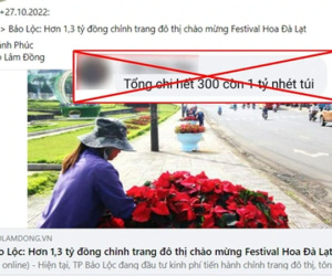 Nam thanh niên bị xử phạt 5 triệu đồng vì bình luận 'tổng chi hết 300 còn 1 tỷ nhét túi'