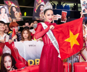 Ngọc Châu chỉ mang 6 vali hành lý sang Mỹ thi Miss Universe 2022