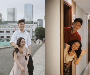 Cặp đôi 'Mét 9 Mét 5' yêu nhau ngay lần đầu nói chuyện, đi đến đâu cũng có người chú ý