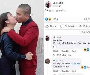 Lộc Fuho tung ảnh tình cảm, khoảnh khắc hôn vợ gây đỏ mặt
