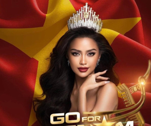 Khánh Vân cùng hàng loạt sao Việt phủ sắc đỏ khắp MXH, ủng hộ Ngọc Châu tại Miss Universe 2022