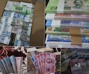 Dịch vụ đổi tiền 'hốt bạc' dịp Tết