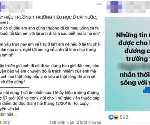 Xác minh thông tin hiệu trưởng nhắn tin 'yêu thương' với nữ giáo viên