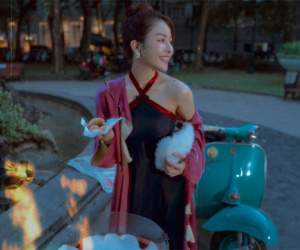 Hot girl Trâm Anh mặc yếm, khoe sắc không có đối thủ