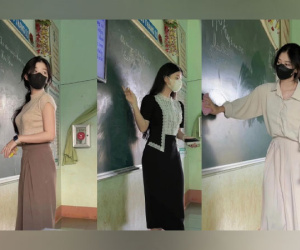 Cô giáo tiểu học có gu ăn mặc trendy chẳng kém fashionista