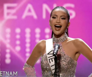 Bán kết Miss Universe 2022: Ngọc Châu đẹp hoàn hảo, hô to Việt Nam với âm vang hào sảng