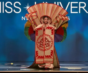 Ngọc Châu thi quốc phục Miss Universe, nhận lời khen visual