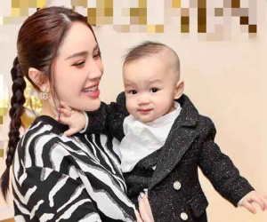 Vô tình để lộ diện mạo quý tử, Bảo Thy quyết định 'chơi lớn' khiến netizen trầm trồ