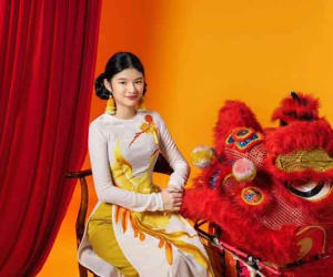 Con gái Trương Ngọc Ánh lớn phổng phao, khoe sắc vóc như hoa hậu tương lai trong tà áo dài