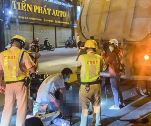 Đi tất niên về, người phụ nữ gặp tai nạn giao thông tử vong