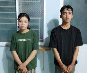 Khởi tố đôi vợ chồng trẻ cướp tiệm vàng rồi trốn vào vườn xoài