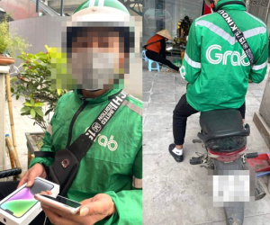 Tài xế Grab bị tố lấy điện thoại iPhone 14 plus của khách