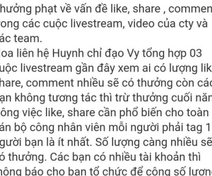 Thực hư thông tin bị cắt thưởng Tết vì không like, không share livestream của giám đốc