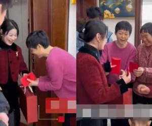 Lần đầu dẫn bạn gái về quê ăn Tết, hành động của cả nhà chàng trai khiến dân mạng thích thú