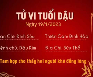 Tử vi thứ 5 ngày 19/01/2023 của 12 con giáp: Dậu rủng rỉnh, Tuất lo sợ