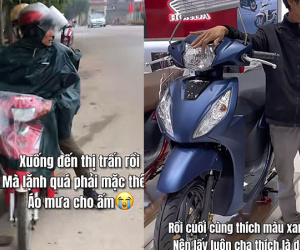 Nam thanh niên ở Nghệ An 'lừa' cha đi tận 20km mà khiến cộng đồng mạng rưng rưng nước mắt