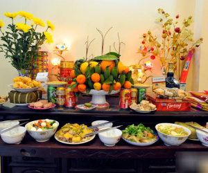 Gợi ý mâm cúng tất niên đơn giản, đầy đủ