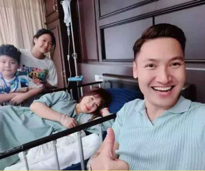 Quý tử sơ sinh của Mạnh Trường được khen 'bản sao bố'