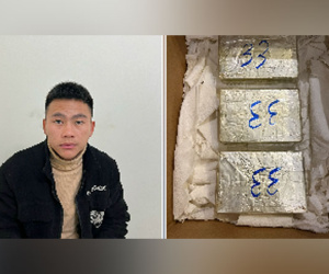 Bắt 'ông trùm' cùng 6 bánh heroin trong phòng trọ