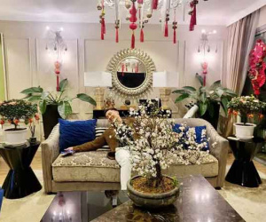 Vợ Mạnh Trường khoe ảnh Tết, đã mắt cơ ngơi sang xịn