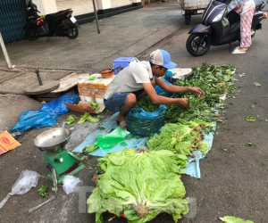 Mùng 2 Tết đi chợ, giật mình với giá rau xanh