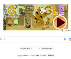 Trà sữa trân châu được Google tôn vinh