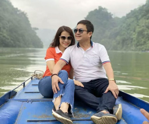 Chí Trung phản ứng khi bị chê 'đũa lệch' với bạn gái Á hậu