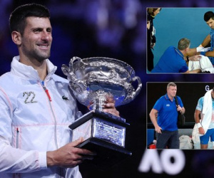 Djokovic rách gân kheo 3 cm: Nghị lực làm nên sự vĩ đại
