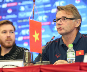Tân thuyền trưởng tuyển Việt Nam nhận tin vui từ Asian Cup