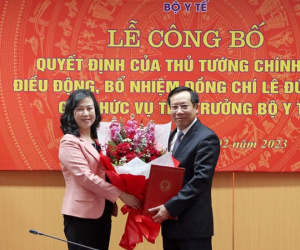 Bộ Y tế có tân thứ trưởng 55 tuổi