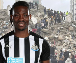 Christian Atsu lao xuống từ tầng 9 khi tòa nhà sụp đổ trong trận động đất kinh hoàng