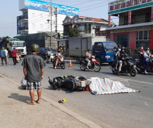 Tai nạn thương tâm, người đàn ông có 3 con nhỏ tử vong tại chỗ