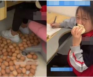 Phát hiện con gái không chịu ngồi yên học bài, mẹ để một thứ dưới chân khiến con không dám nhúc nhích nửa bước