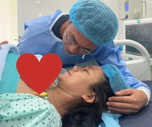 Á hậu Mâu Thủy hạ sinh con trai đầu lòng