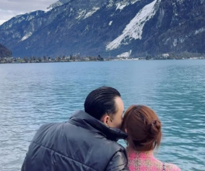 Binz hôn má Châu Bùi, hạnh phúc đón Valentine