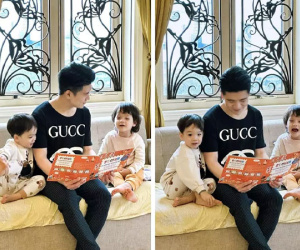 Con trai bầu Hiển tiết lộ bất ngờ về cặp song sinh đáng yêu