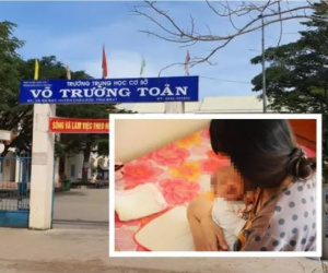 Nữ sinh lớp 7 tự sinh con trong nhà vệ sinh: Hé lộ cha đứa trẻ