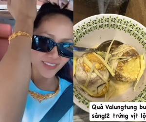 Sao Việt khoe quà Valentine: Lạ nhất 2 quả trứng vịt lộn