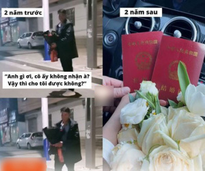 Xin hoa của chàng trai vừa tỏ tình với crush bị từ chối, cô gái không ngờ 2 năm sau anh lại thành chồng mình